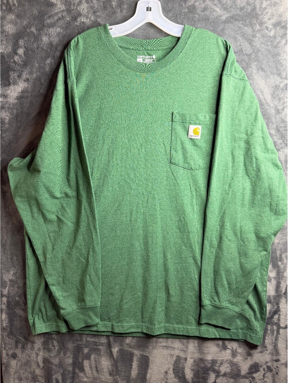 Carhartt heavyweight, loose-fit long-sleeve pocket Mens Sz 2XL